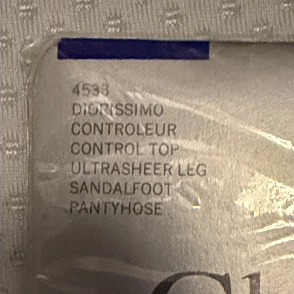 Christian Dior Vintage Black Pantyhose